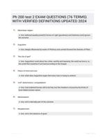 Ph 200 test 2 EXAM QUESTIONS (76 TERMS) WITH VERIFIED DEFINITIONS UPDATED 2024