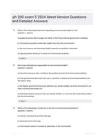 ph 200 exam 5 2024 latest Version Questions and Detailed Answers