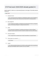 210 Final exam 2024/2025  already graded A+