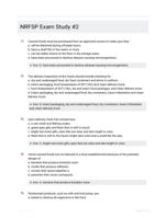 NRFSP Exam Study #2