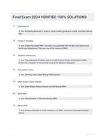 Final Exam 2024 VERIFIED 100% SOLUTIONS