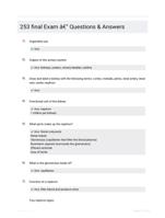 253 final Exam - Questions & Answers