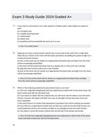 Exam 3 Study Guide 2024 Graded A+