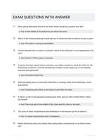 EXAM QUESTIONS WITH ANSWER