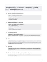 Written Exam - Questions & Answers (Rated 97%) Best Update 2024