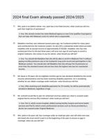 2024 final Exam already passed 2024/2025