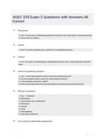 AGEC 535 Exam 2 Questions with Answers All Correct