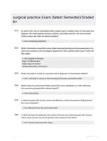 surgical practice EXAM Exam  Questions With Expert Verified  Solutions