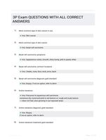 3P Exam QUESTIONS  WITH ALL CORRECT ANSWERS
