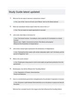 Study Guide latest updated