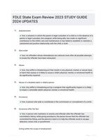 FDLE State Exam Review 2023 STUDY GUIDE 2024 UPDATES