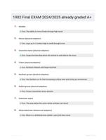 1902 Final EXAM 2024/2025  already graded A+