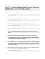 GPSTC Exam 4 Questions and Correct Answers  2024/2025 COMPLETE SOLUTIONS