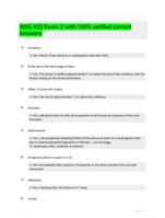 NSG 432 Exam 2 with 100% verified correct Answers