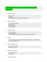 NURS 6202 Exam 2 Quiz for 2024 Updated Solutions