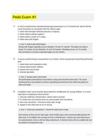 Peds Exam #1