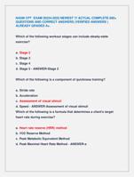 NASM CPT EXAM 20224-2025 NEWEST !!! ACTUAL COMPLETE 660+  QUESTIONS AND CORRECT ANSWERS (VERIFIED ANSWERS )