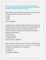 DEVICE RAC EXAM AND PRACTICE EXAM 2024-2025 NEWEST!!!  ACTUAL COMPLETE EXAM QUESTIONS AND CORRECT ANSWERS