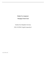 Module Two AssignmentManaging Virtual TeamsSouthern New Hamp
