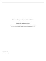 Performance Management: Employee Labor and RelationsSouthern