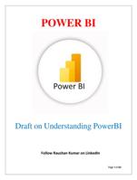 Microsoft Power BI Handwritten Notes – Beginner to Advanced