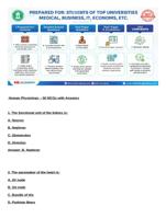 Human Physiology – 50 MCQs with Answers