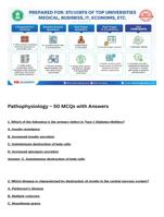 Pathophysiology – 50 MCQs with Answers