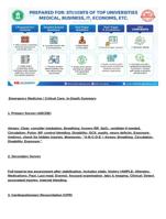 Emergency Medicine / Critical Care: In-Depth Summary