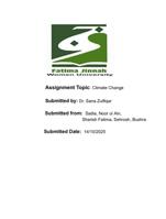 Climate Change: What It Is and Why It Matters