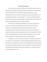 Autism Spectrum Disorder. Health and Medicine