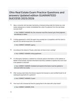 Ohio Real Estate Exam Practice Questions and answers Updated edition GUARANTEED SUCCESS 2025/2026