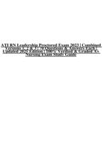 ATI RN Leadership Proctored Exam 2023 | Combined Versions 1, 2 & 3 | 70 Questions & Answers Each | Updated 2025 Edition