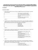 ATI Med-Surg Proctored Exam Question Bank | Updated 2025 Edition with Real Exam Questions, Correct Answers, and