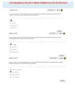 ATI RN Pharmacology Exam with NGN 2023/2026 All Questions & Answers