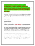 HESI MEDICAL-SURGICAL EXAM PREP 2025/2026 ULTIMATE REVIEW