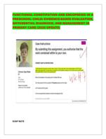 FUNCTIONAL CONSTIPATION AND ENCOPRESIS IN A PRESCHOOL CHILD: