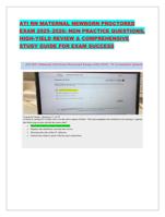 ATI RN MATERNAL NEWBORN PROCTORED EXAM 20252026: NGN PRACTIC