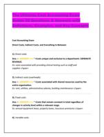 The Ultimate Cost Accounting Exam Guide: 50 Questions & Answers wit