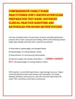 Comprehensive Family Nurse Practitioner (FNP) Certificatio