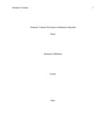 Domestic Violence Your proposal should identify the  community