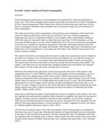 ECO 365 Article Analysis of Food Consumption