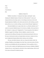 Buddhism religion in Modern Era