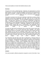 Article summary and reflection example