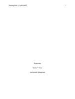 leadership students  al management leadership i
