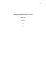 importance of employee performance appraisal stude