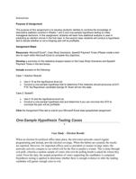 instructions purpose of assignment the purpose o