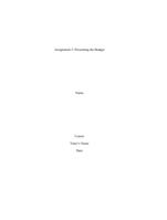 assignment 3: presenting the budget   s   new y