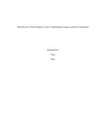 book review: the presidents czars undermining