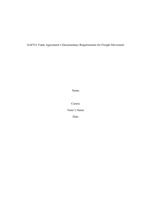 nafta trade agreements documentary requirements