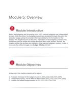 module 5: overview  module introduction before t